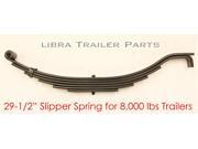 1 New trailer leaf spring 6 leaf slipper 4000lbs for 8000 lbs axle 20042