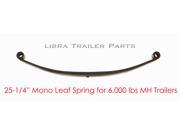 1 New MH trailer leaf spring mono leaf double eye 3000lbs for 6000 lbs axle 20001