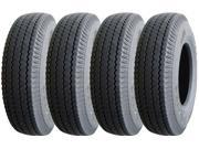 Set of 4 New DuroTrac Heavy Duty Trailer Tires ST205 90D15 7.00 15 Bias 8 PR 11066