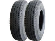 Set of 2 Heavy Duty Trailer Tires ST205 90D15 7.00 15 10 PR load range E 11024