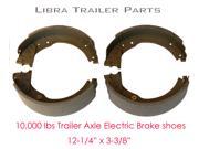 2 12 1 4 x 3 3 8 10K lbs trailer brake shoes replacement kits 21030