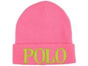 Polo Ralph Lauren Women s Polo Embroidered Beanie Knock Out Pink