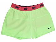 Nike Big Girls 7 16 Dri Fit Woven 2 in 1 Running Shorts Green Small