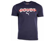 Puma Men s Doubt Graphic T Shirt Peacoat Small