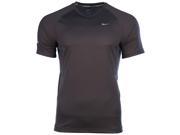 Nike Men s Dri Fit Miler UV Short Sleeve Running Shirt Anthracite Large