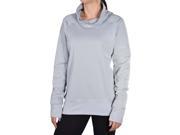Adidas Women s Powerluxe Cover Up Training Top Blue gray Small