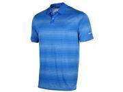Nike Men s Dri Fit Lightweight Innovation Stripe Polo Golf Shirt Blue White S
