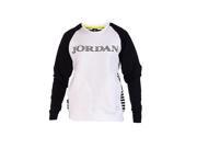 Jordan Men s Nike AJX Accomplished Crew Sweatshirt Black and white 2XL