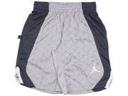 Jordan Big Boys 8 20 Dri Fit Nike Flight Knit Basketball Shorts Black Gray XL