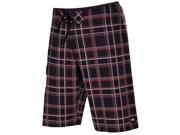 Quiksilver Men s Paid In Full Board Shorts Black Red 30