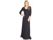 Element Juniors Ira Open Back Maxi Dress Black Medium