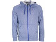 Nike Men s Dri Fit French Terry Full Zip Hoodie Light blue Small