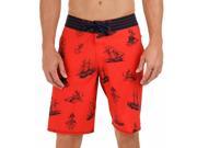 Quiksilver Men s Squalls 4 Way Stretch Board Shorts Red 30