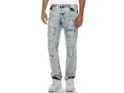 True Rock Men s Parker Denim Jeans Bleach 519 34