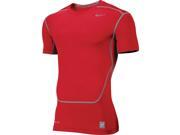 Nike Men s Dri Fit Pro Combat Base Layer Training Shirt Red 2XL