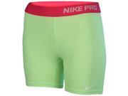 Nike Big Girls 7 16 Dri Fit Pro Training Boy Shorts Neon Green Large