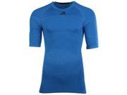 Adidas Men s Techfit Prime Select Shirt Blue Medium