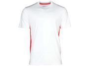 Nike Men s Dri Fit Crew Neck Football T Shirt White Red Medium