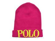 Polo Ralph Lauren Women s Polo Embroidered Beanie Mink Pink