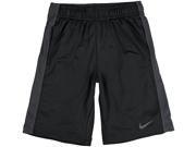 Nike Big Boys 8 16 Dri Fit Fly Training Shorts Black Gray XS