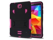 Samsung Galaxy Tab 4 7.0 Case Heavy Duty Rugged Hybrid Tri Layer Armor Cover with Kickstand Pink