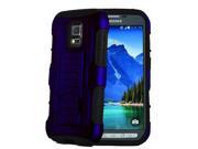 Samsung Galaxy S5 Case Holster Dual Layer Combo Cover with Belt Clip Navy