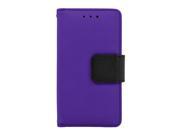 LG K7 Tribute 5 LS675 Leather Wallet Pouch Case Cover Purple