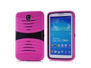 Samsung Galaxy Tab 3 7.0 Hybrid Silicone Case Cover Stand Pink