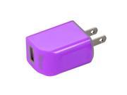 Travel Charger W. 39inch Data Cable Micro USB Devices Purple