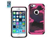 Design Hybrid Leather Protector Cover iphone5 pink camouflage design