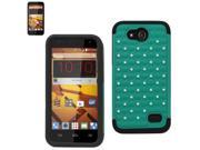 Diamond hybrid Protector Cover ZTE SPEED N9130 BLACK GREEN