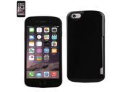 Dual Color TPU PC COVER FOR IPHONE6 6S PLUS 5.5INCH BLACK with side card holder