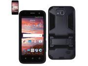 Slim Armor Case WITH KICKSTAND FOR ZTE OVERTURE 2 BLACK NAVY BLACK NAVY