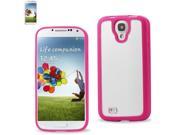 Protector Cover CLEAR PC COLOR TPU Samsung GALAXY S4 HOT PINK