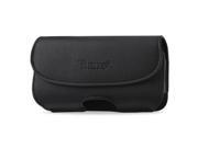 Horizontal Pouch IPHONE 5 PLUS BLACK CELL PHONE WITH COVER