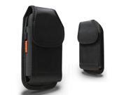 For Alcatel One Touch Fierce 2 7040T Rugged Nylon Pouch Plus Cell Phone With Cover Size Black