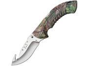 Buck Knives 0398CMG20 Folding Omni Hunter Knife 12 PT Guthook RealTree Xtra Green Camo BU398CMG20