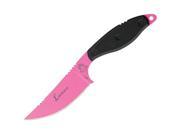 Carbon Steel Construction with Pink Finish Black G 10 Onlay Handles