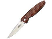 Basic Folder Red 4 1 4 Liner 3 3 8 V G 10 Stainless Blade with Dual Thumb Studs
