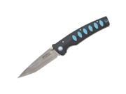 Katana Folding Linerlock Knife with Black Blue Handles