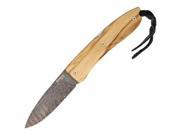 2 7 8 Damascus Steel Drop Point Blade Knife
