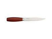 Classic Number 3 Fixed Blade Knife with Red Wood Handles