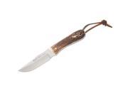 Bison Fixed Blade Knife with Genuine Stag Handles