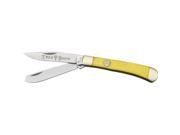 Boker TS Trapper Smooth Yellow Bone Folder Knife 110731