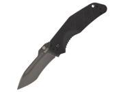 3 1 2 Storm Gray Finish Cpm S30V Stainless Assisted Opening Modified Tanto Blade Knife