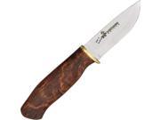 3 1 4 Stainless Sandvik 12C27 Steel Blade with Oiled Curly Birch Handle