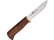 Fox Special Stainless Sandvik 12C27 Steel Blade with Oiled Curly Birch Handle