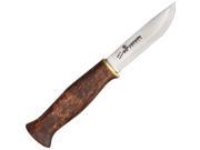 Eagle Carbon Steel Blade with Oiled Curly Birch and Reindeer Antler Handle