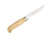 Marttiini Knives 131010 Stainless Steel Lynx 131 Fixed Blade Knife with Curly Birch Handle MN131010