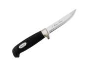 Stainless Steel Utility Hunter Fixed Blade Knife with Black Kraton Handle
